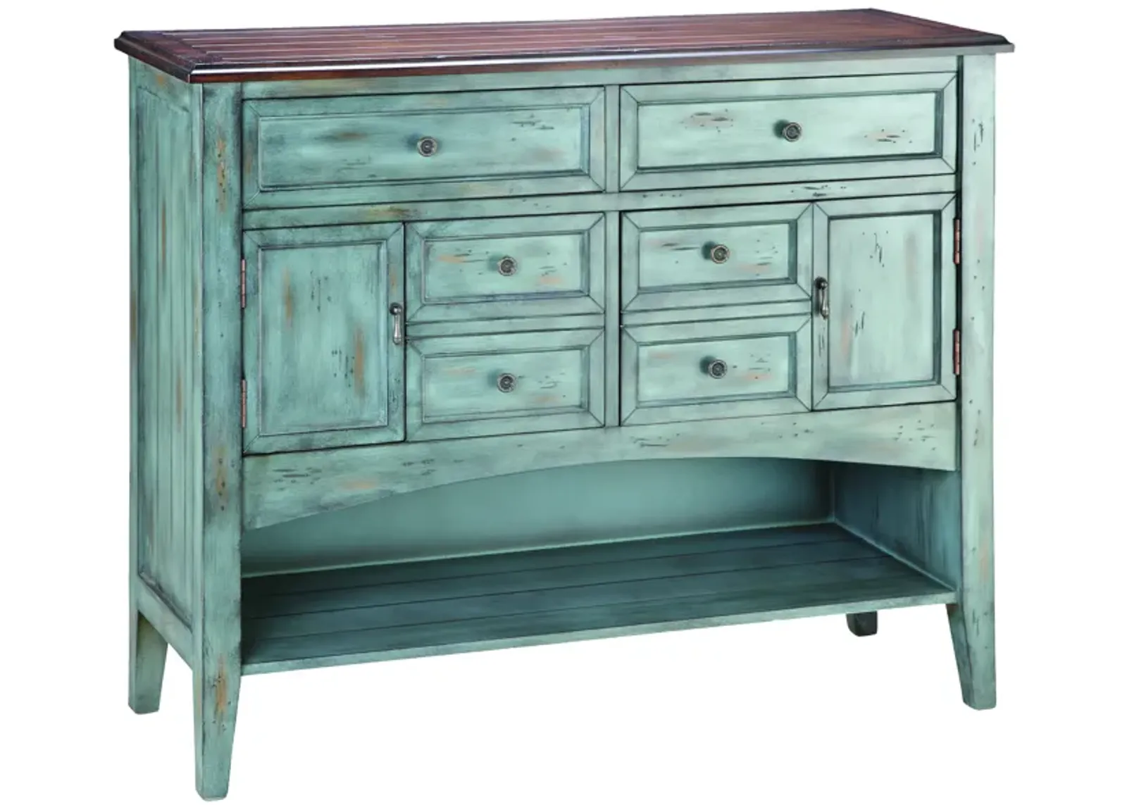 Hartford Chest - 6 Drawer Short Blue