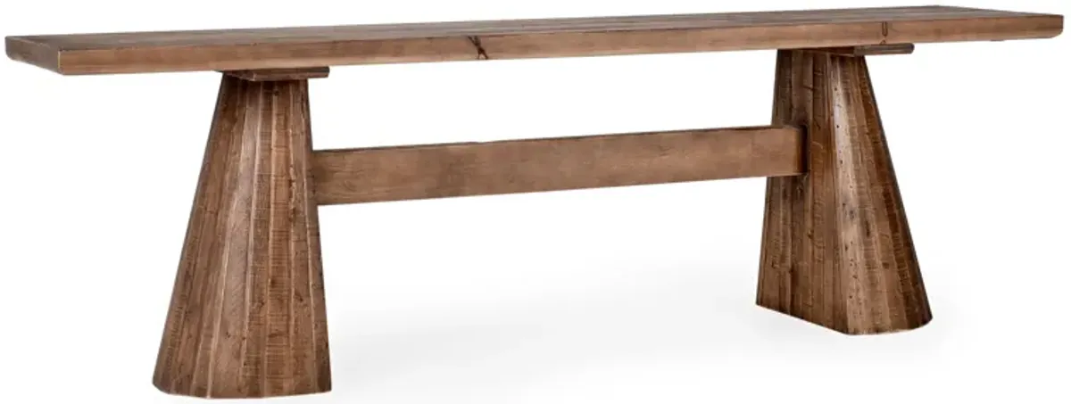 Nolan 118" Counter Table Brown