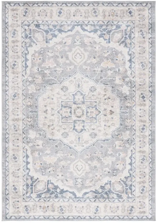 BLAIR WASHABLE 234 Grey 5'-3' x 7'-6' Medium Rectangle Rug