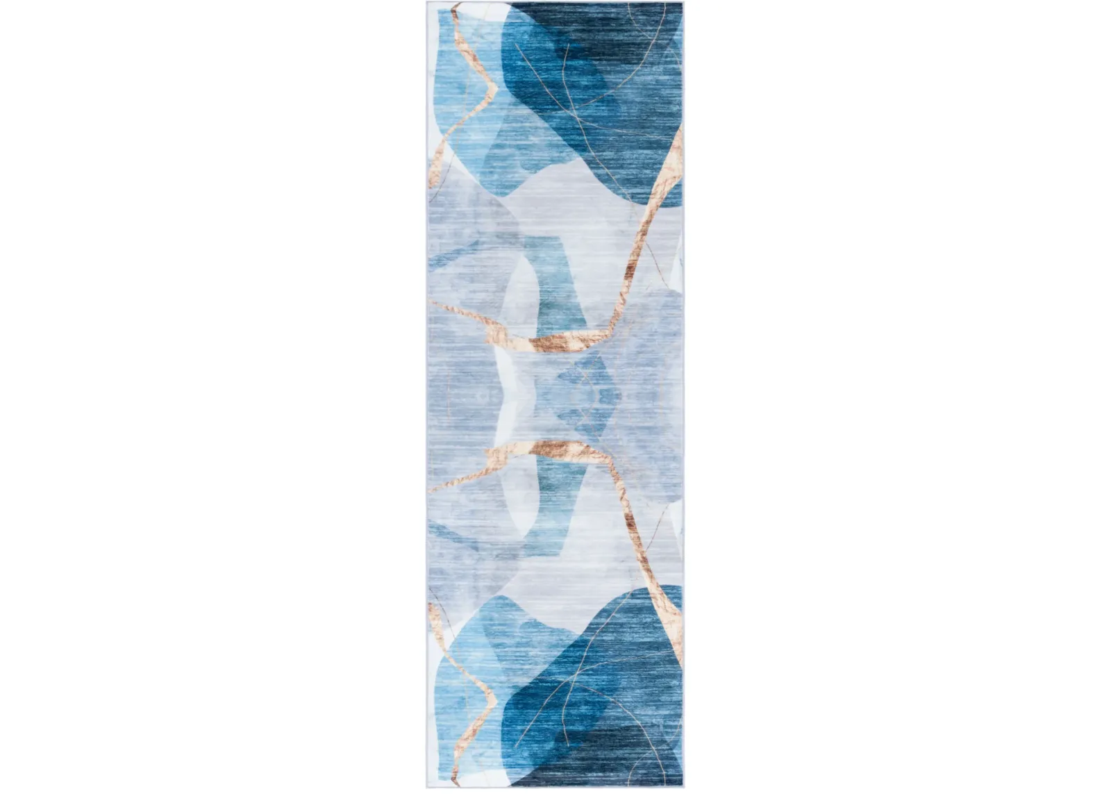 SANTA MONICA 836 BLUE  2'-6' x 8' Runner Rug