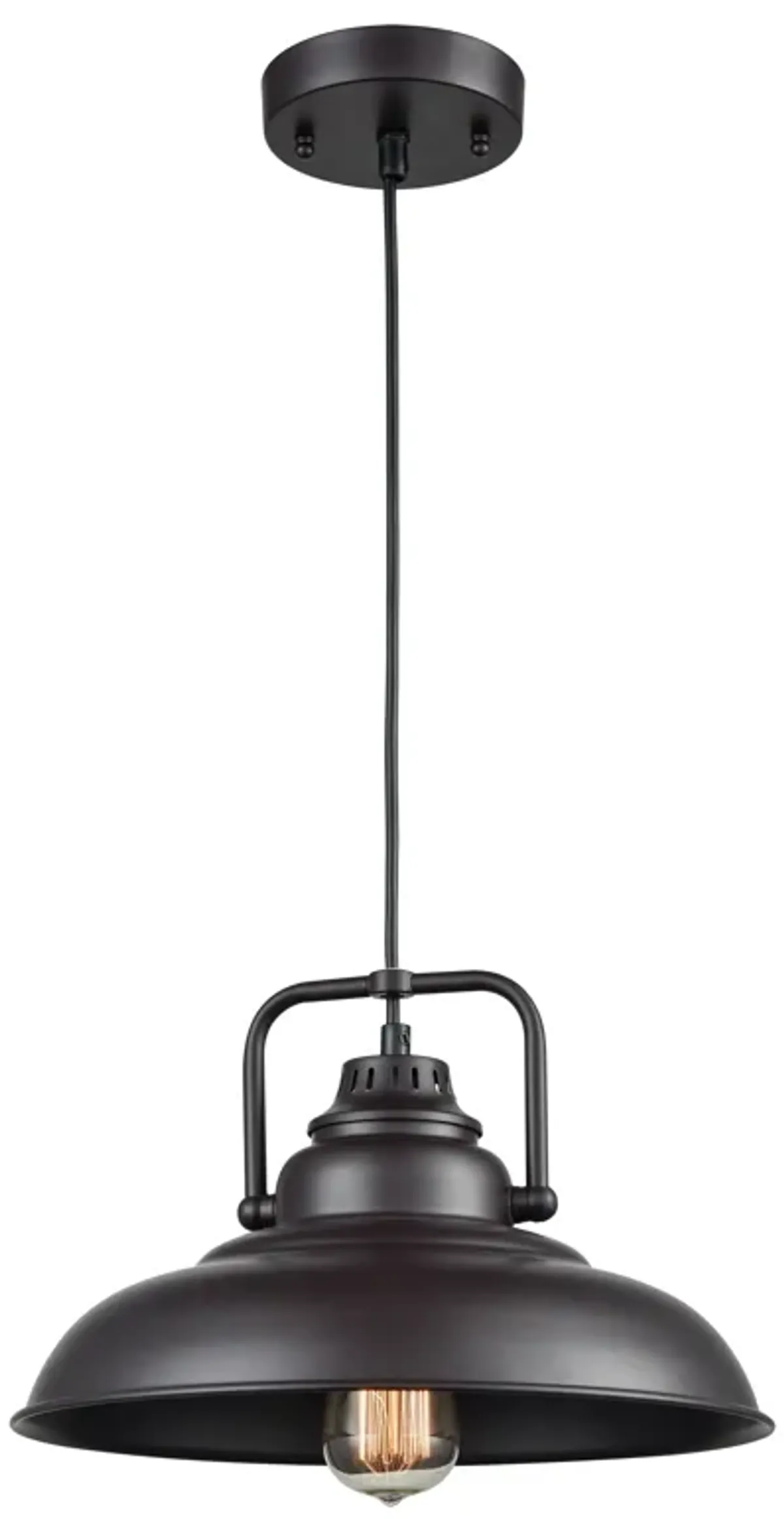 Rum Row 13" Wide 1-Light Pendant - Oil Rubbed Bronze