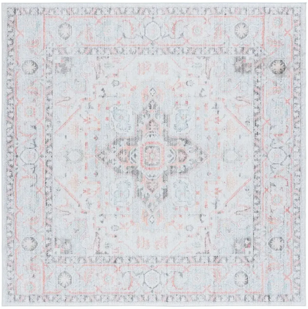 TUCSON 913 LIGHT GREY  6' x 6' Square Square Rug