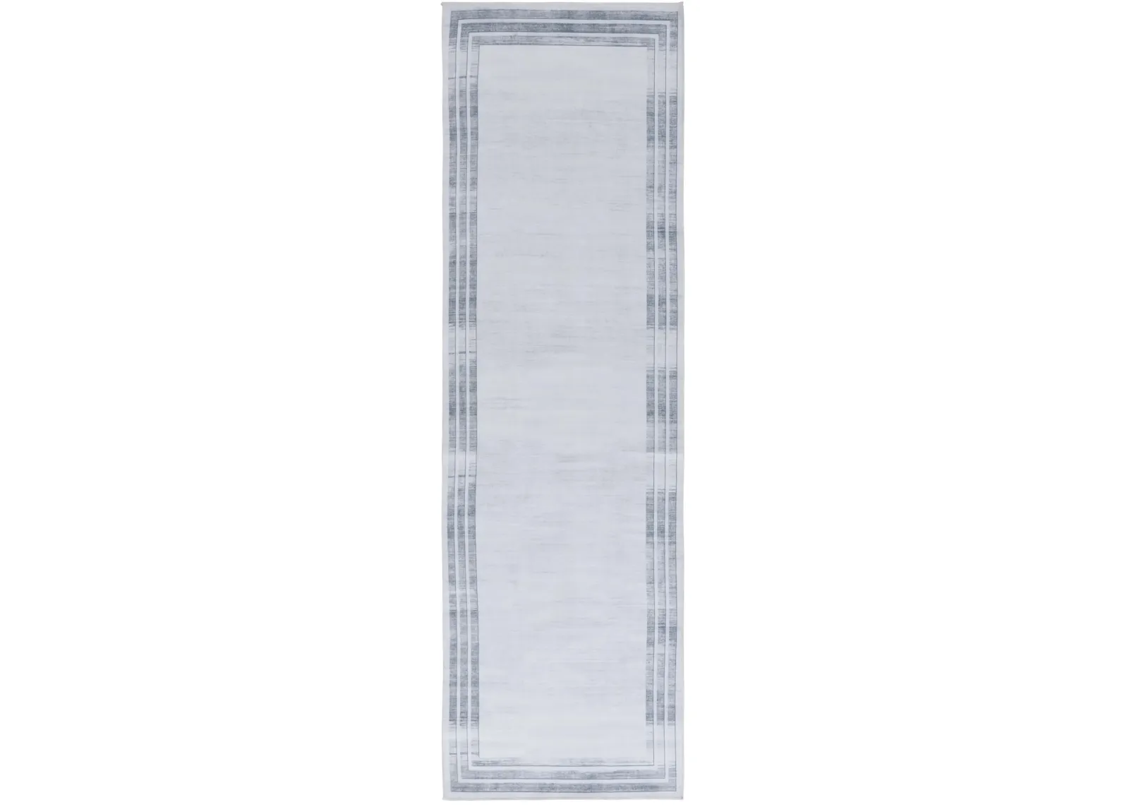 MALIBU 824 LIGHT GREY  2'-6' x 8' Runner Rug