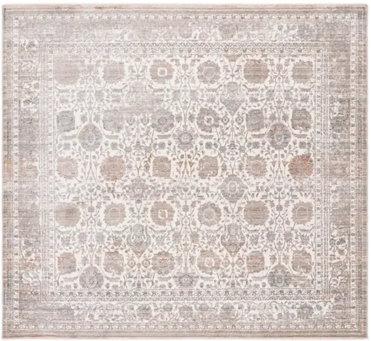HARLOW 162 Grey  6'-3' X 6'-3' Square Square Rug