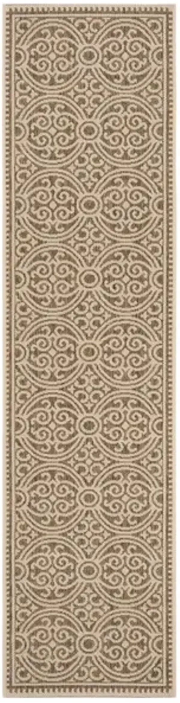 LINDEN 134 Collection LND134C-210 Cream / Beige 2'-2" X 10'