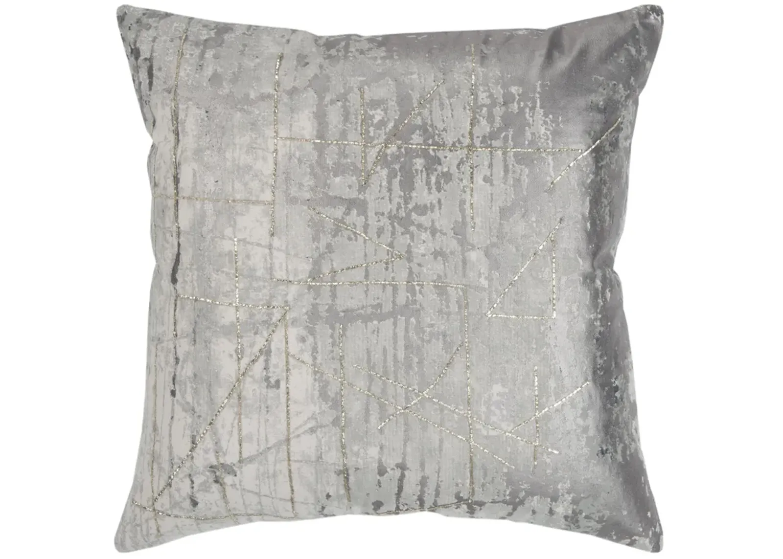 Abstract Silver  Pillow