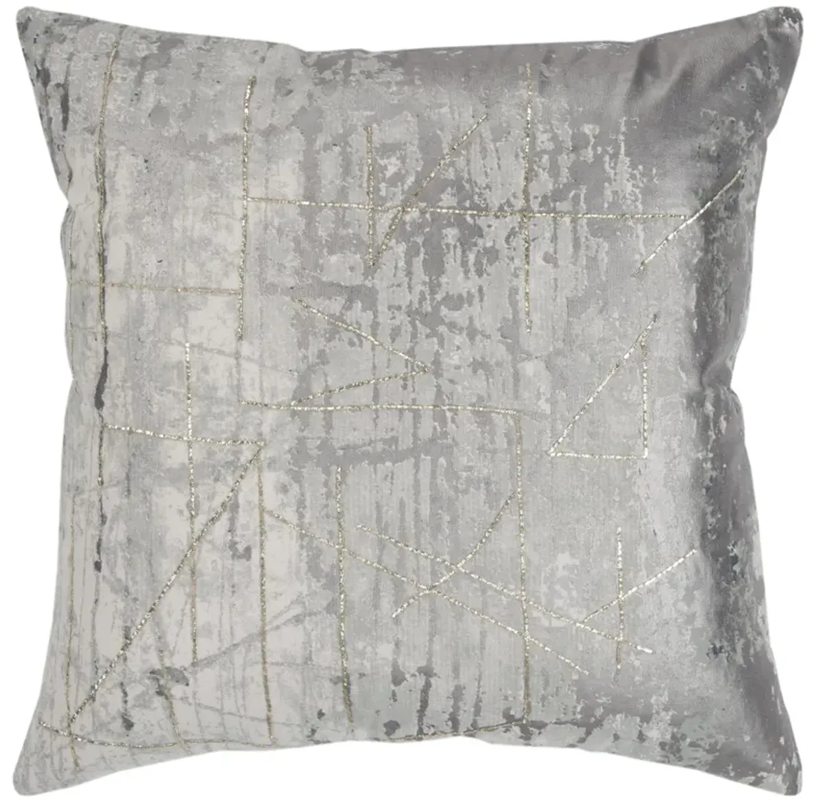 Abstract Silver  Pillow