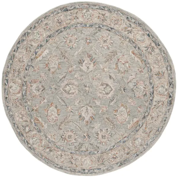 METRO Hand Tufted 6' x 6' Round area rug