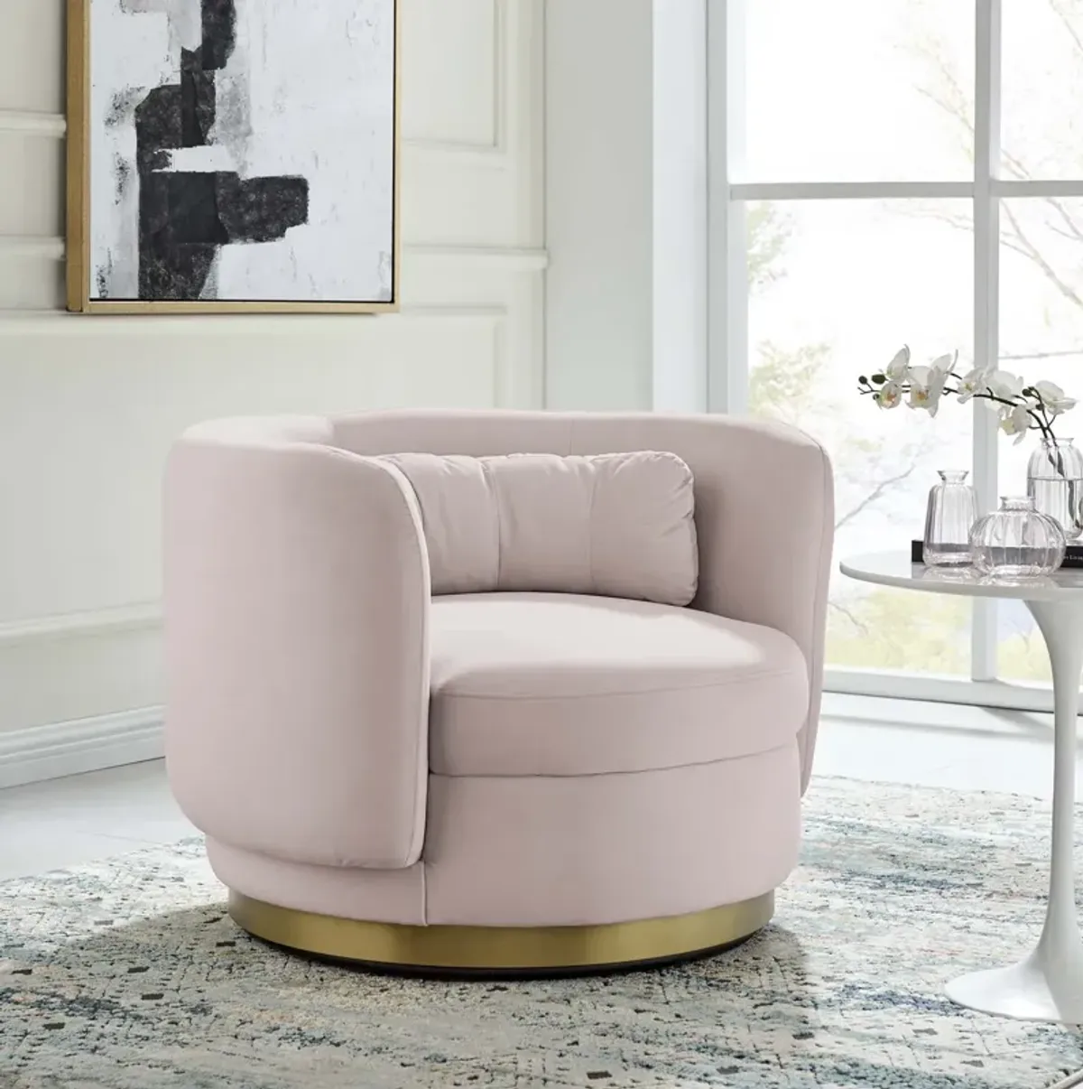 Relish Performance Velvet Performance Velvet Swivel Chair