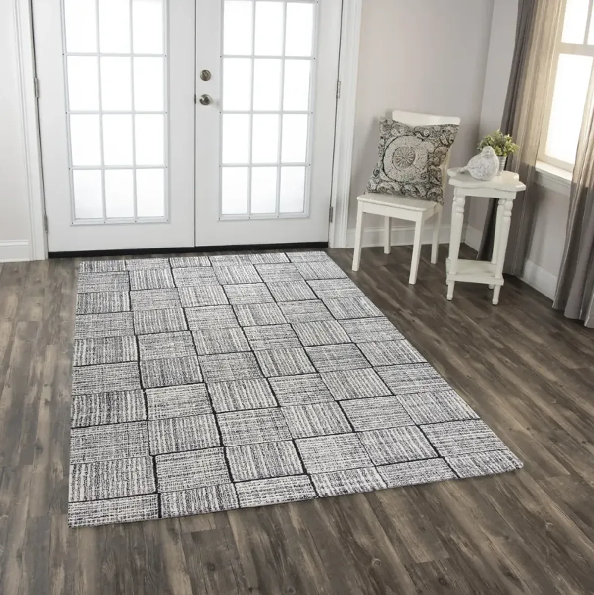 Taylor Charcoal  Wool 8'6" x 11'6" Rectangle Rug