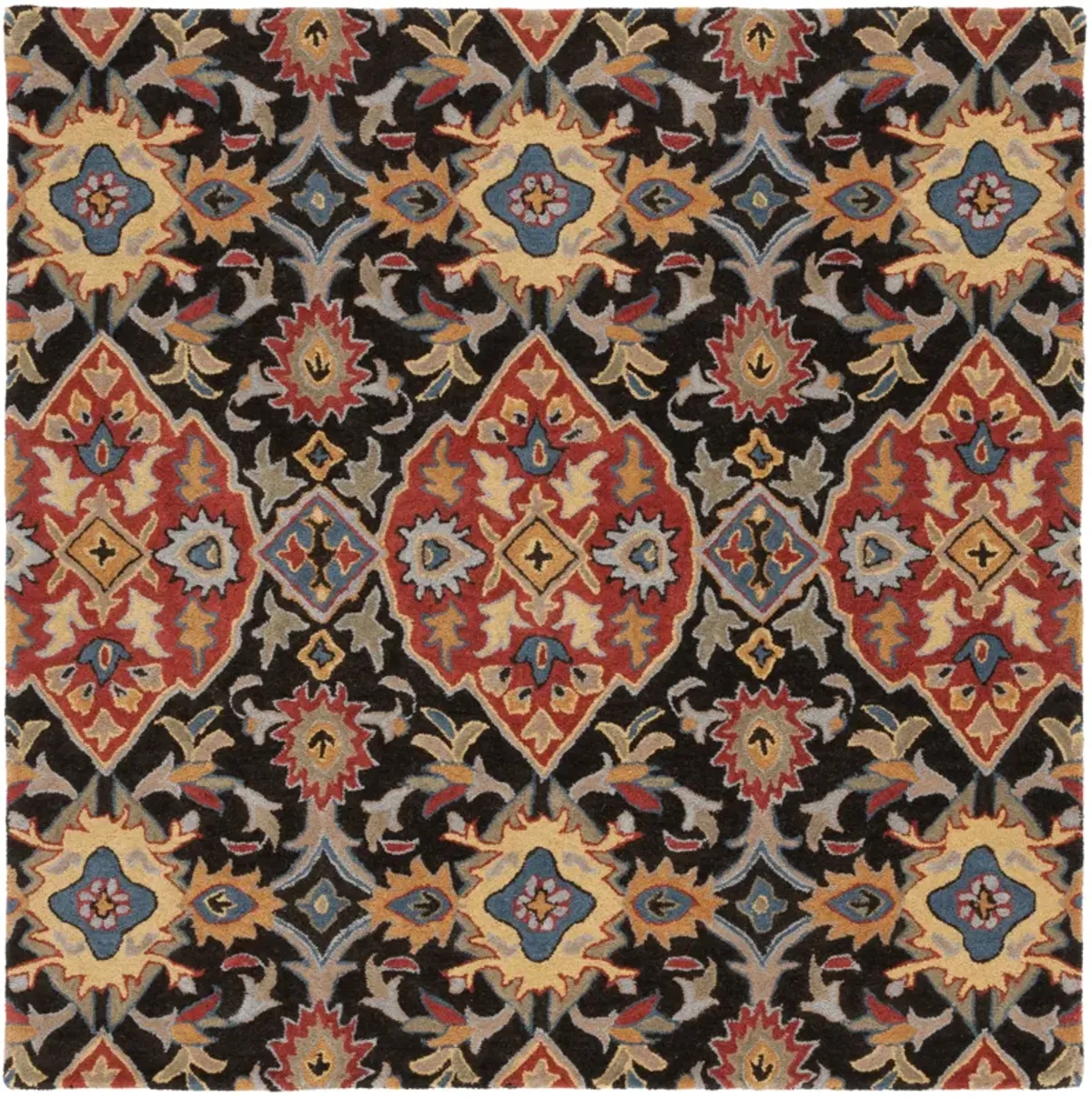 HERITAGE Hand Tufted 6' x 6' Square area rug