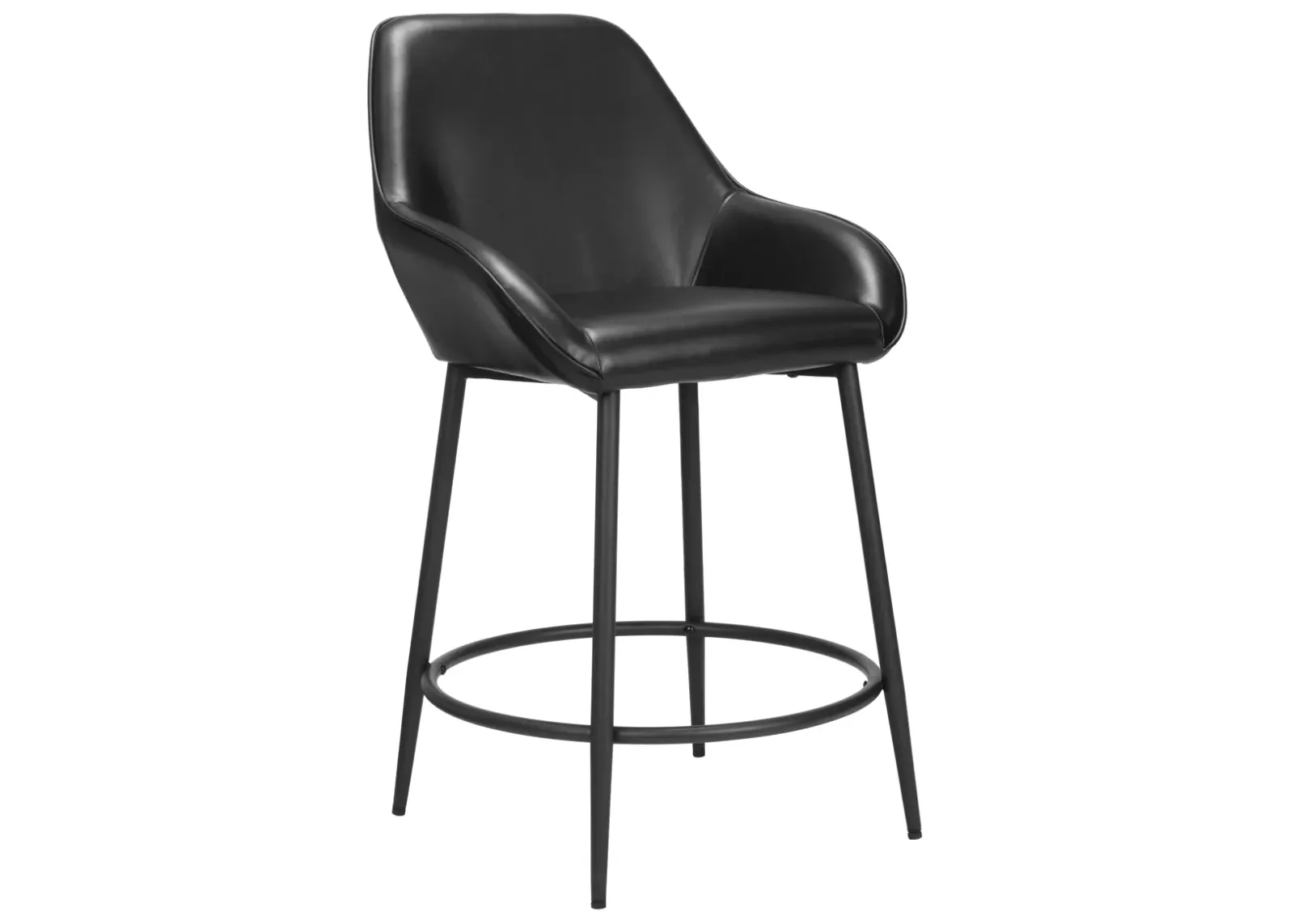 Vila Counter Stool (Set of 2) Black