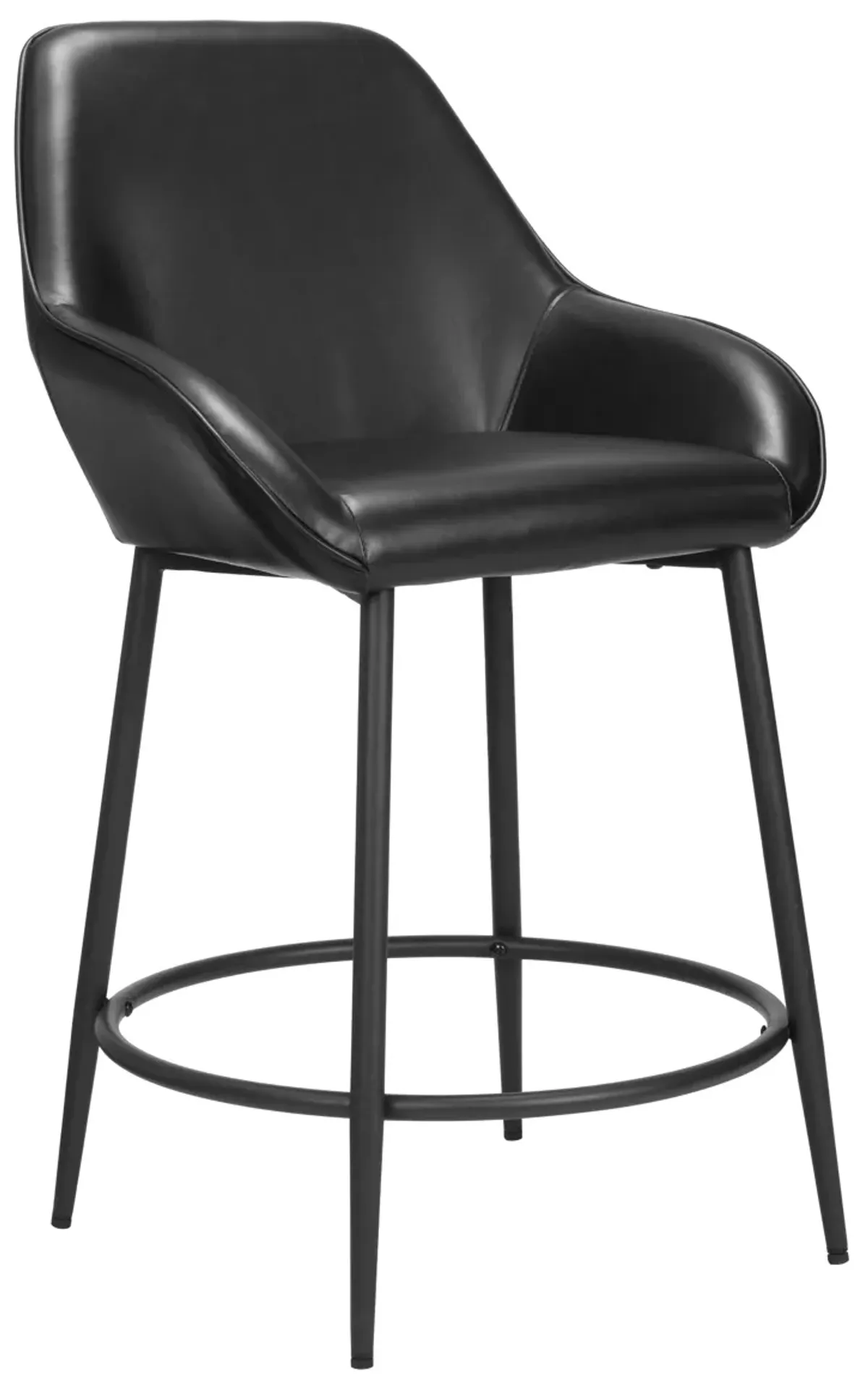 Vila Counter Stool (Set of 2) Black