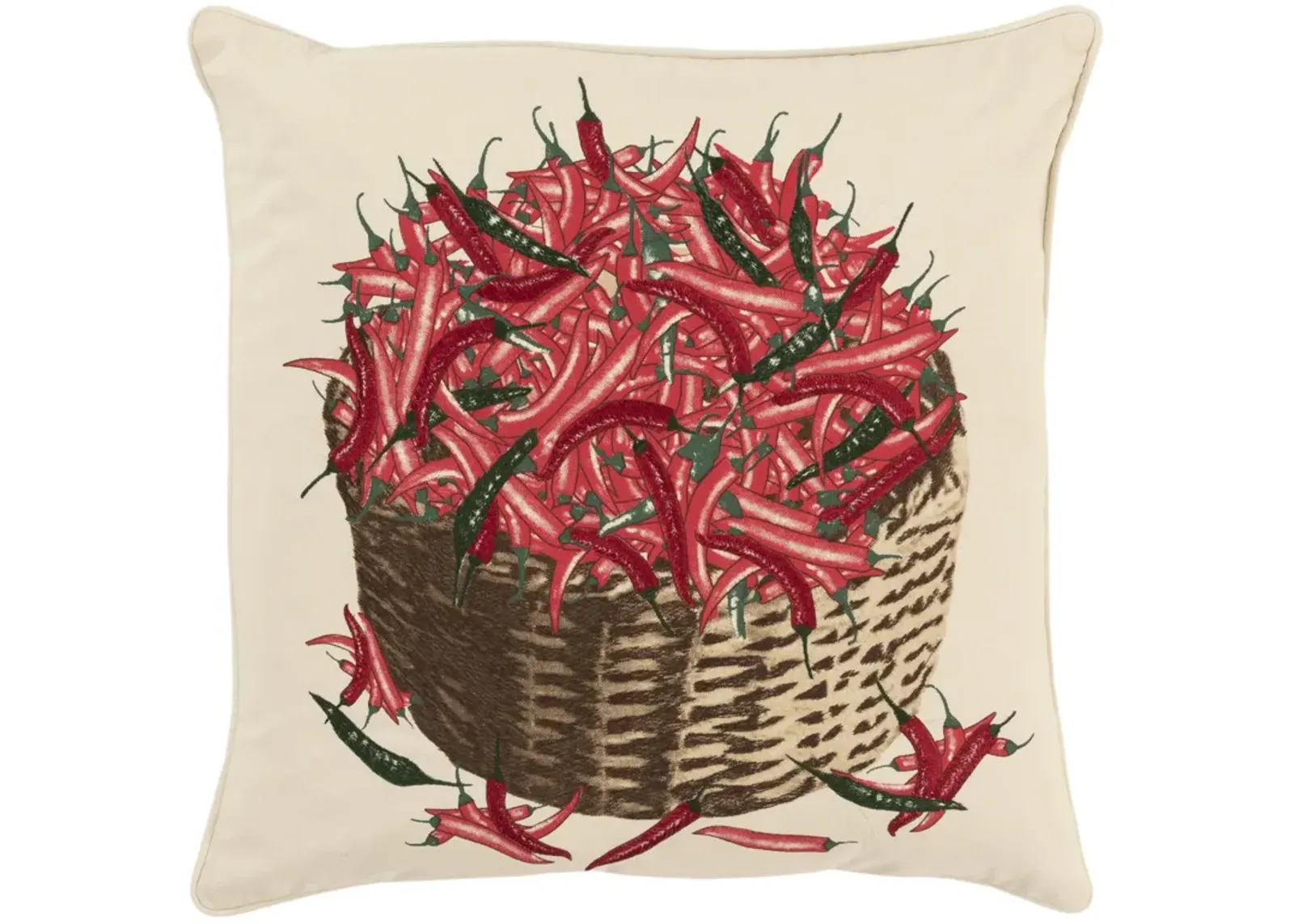 Botanical Red Pillow