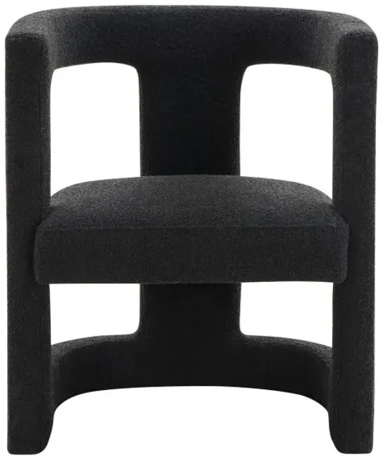 Ada Black Boucle Chair