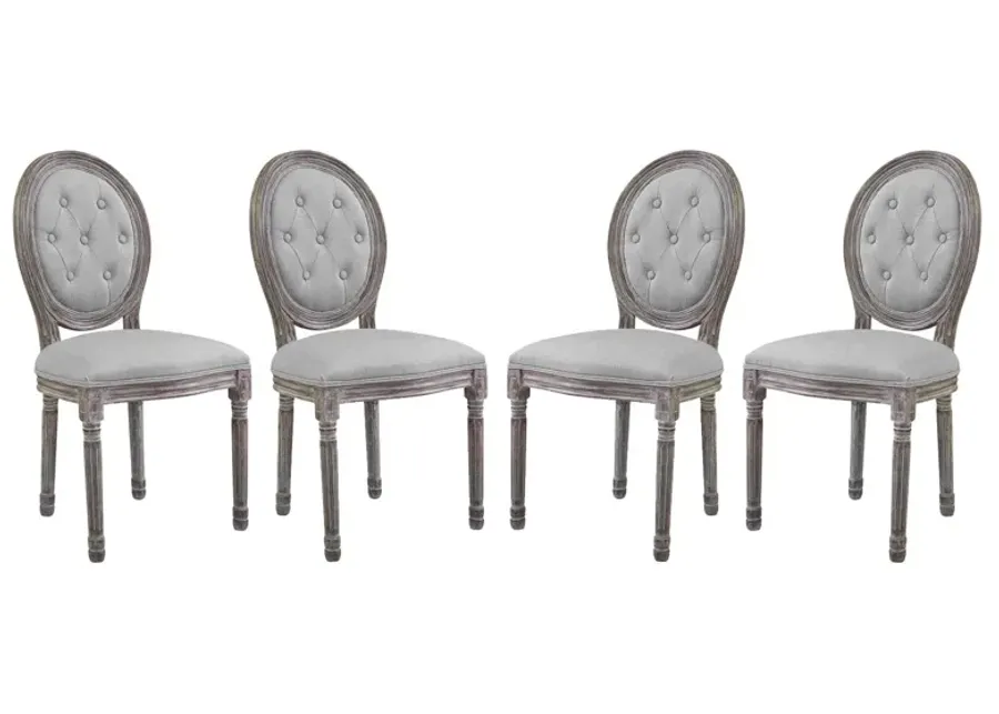 Arise Dining Side Chair Upholstered Fabric Set of 4