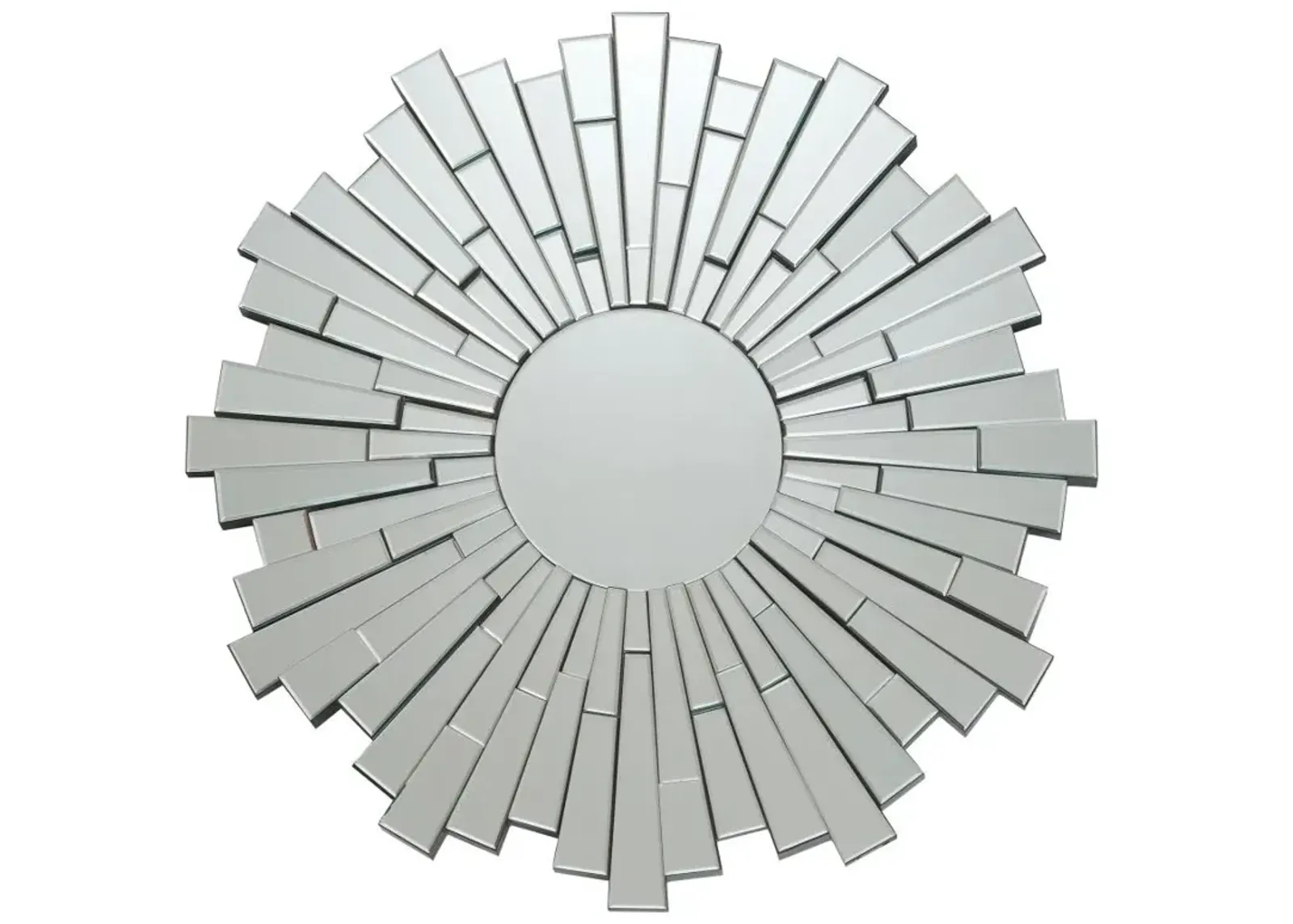 Danika Sunburst Circular Mirror Silver