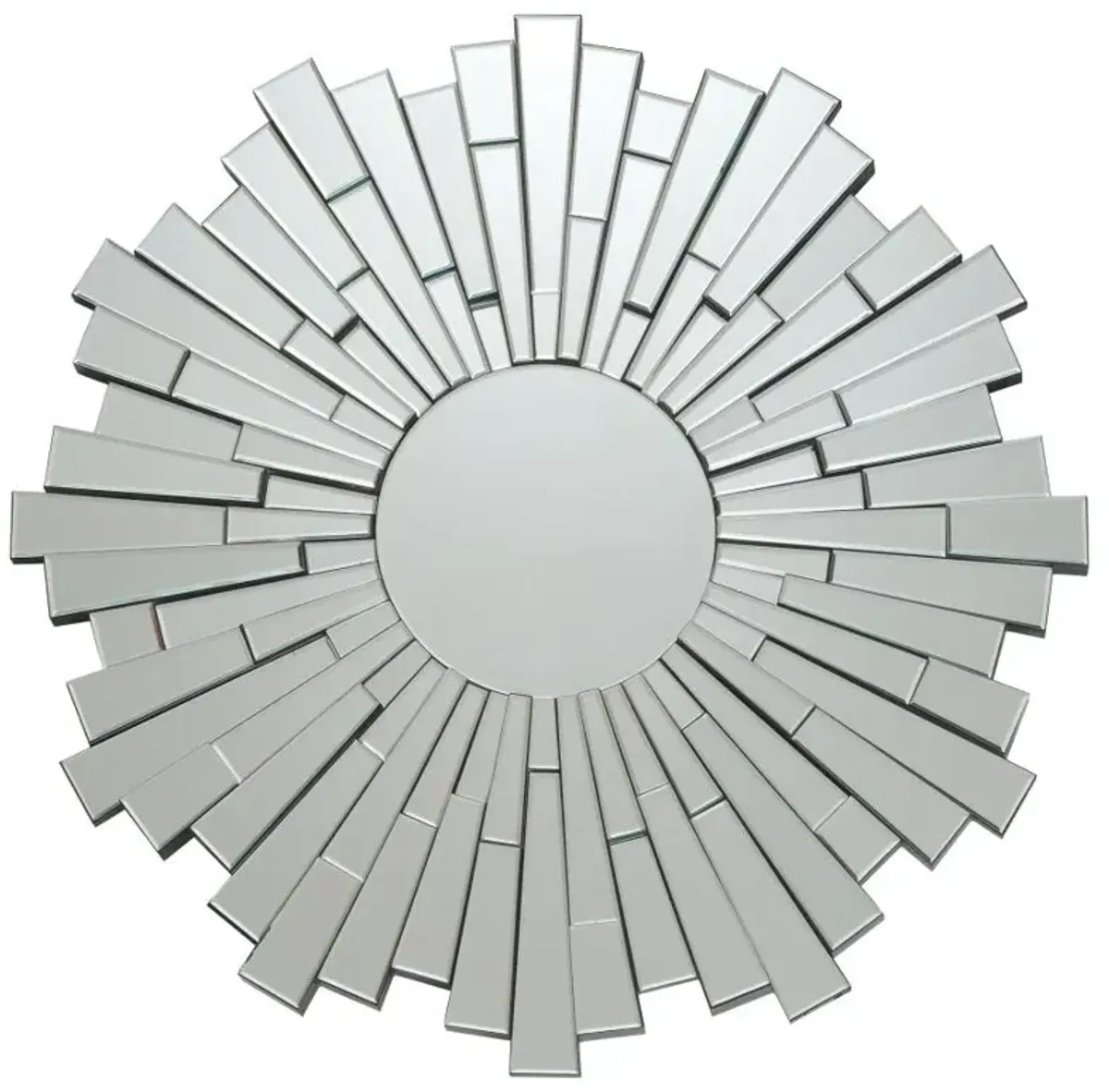 Danika Sunburst Circular Mirror Silver