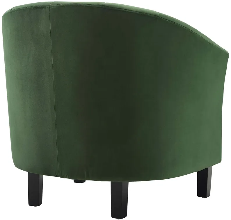 Prospect Channel Tufted Performance Velvet Armchair