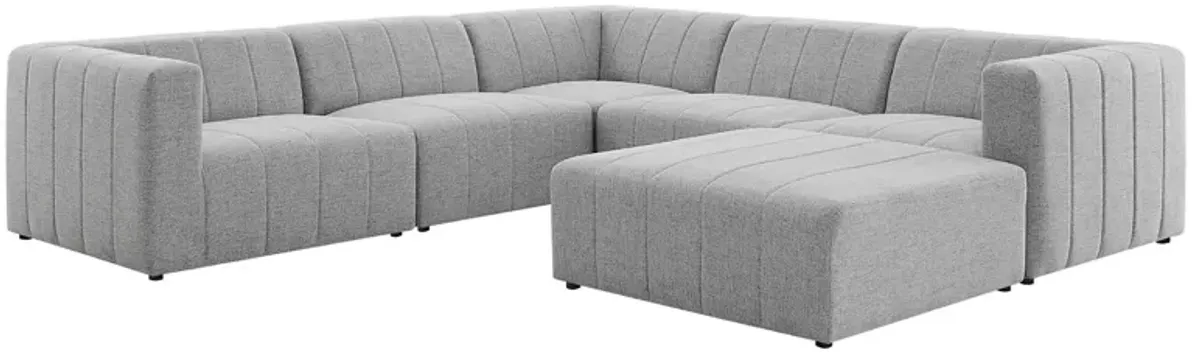 Bartlett Upholstered Fabric 6-Piece Sectional Sofa