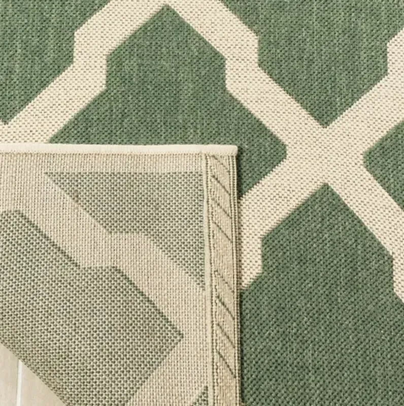 LINDEN 122 Collection LND122Y-9 Green / Creme 9' X 12'