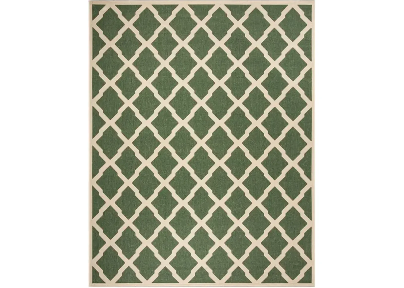 LINDEN 122 Collection LND122Y-9 Green / Creme 9' X 12'