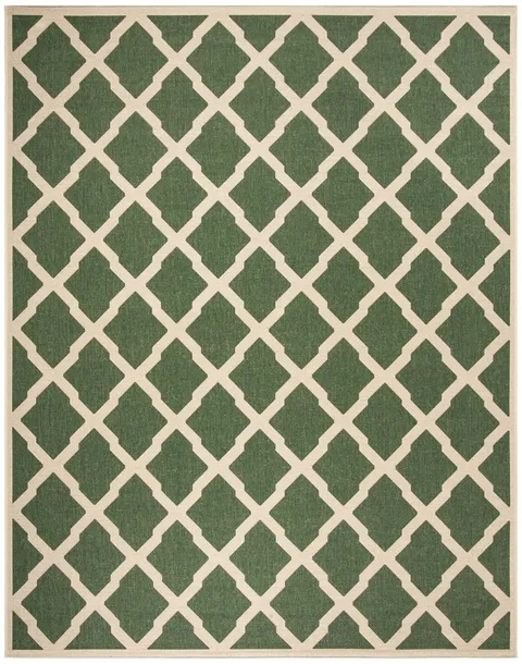 LINDEN 122 Collection LND122Y-9 Green / Creme 9' X 12'