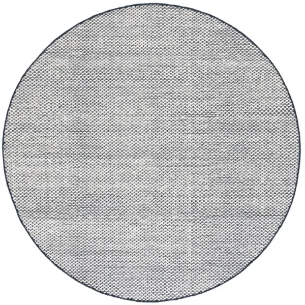 VERMONT 907 NAVY  6' x 6' Round Round Rug
