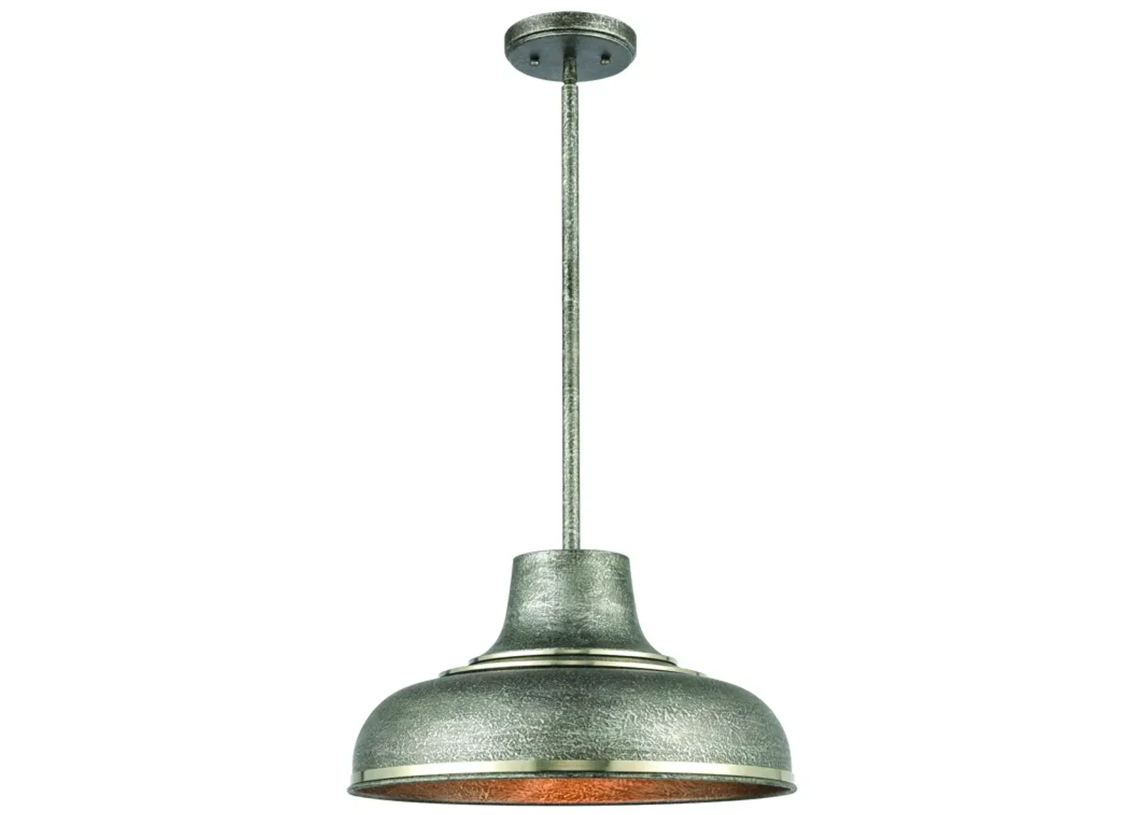 Kerin 16" Wide 1-Light Pendant - Polished Nickel