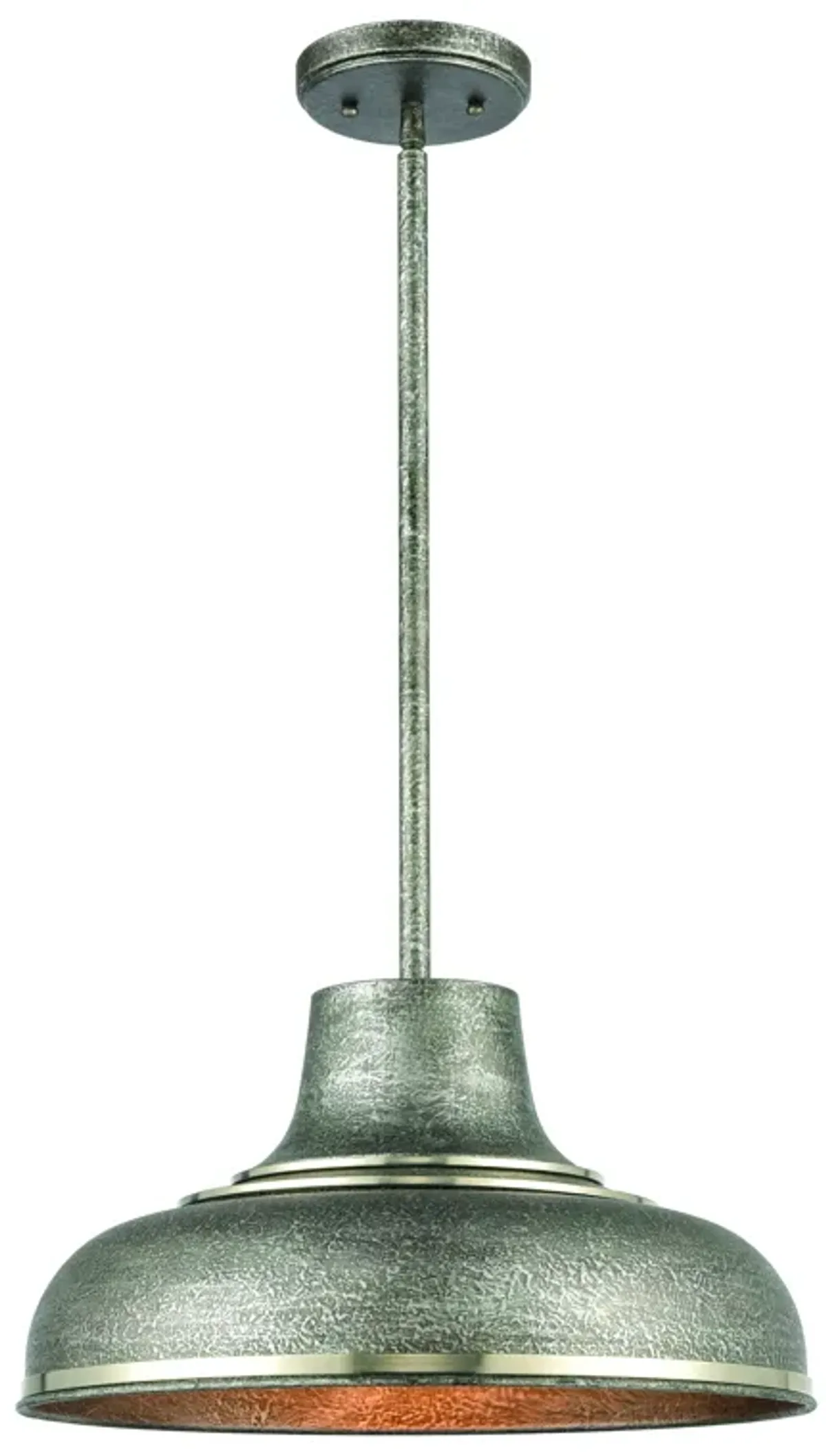 Kerin 16" Wide 1-Light Pendant - Polished Nickel