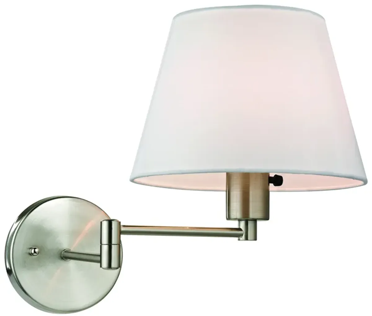 Avenal 12" High 1-Light Sconce - Brushed Nickel