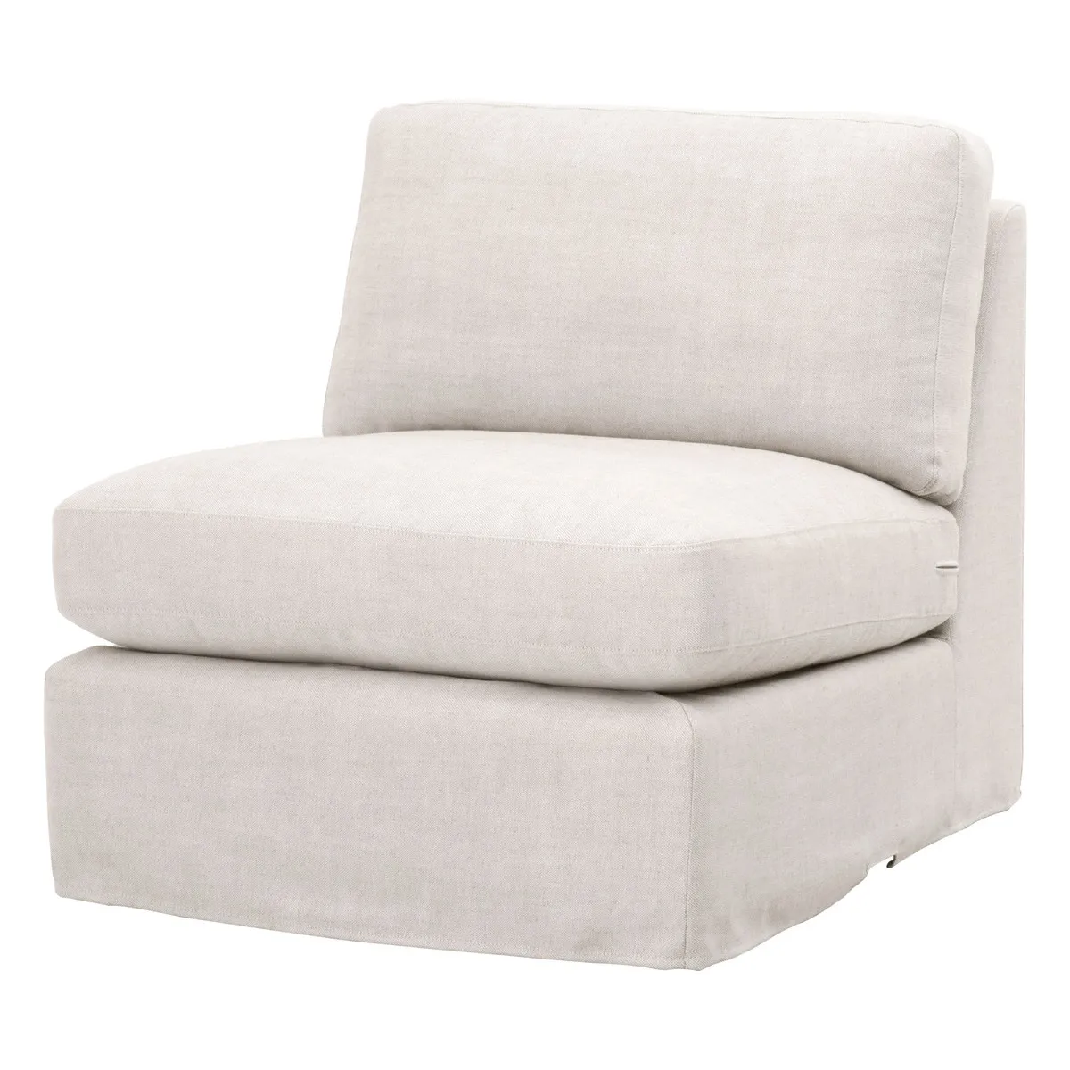 Lena Modular Slope Arm Slipcover 1-Seat Armless Chair