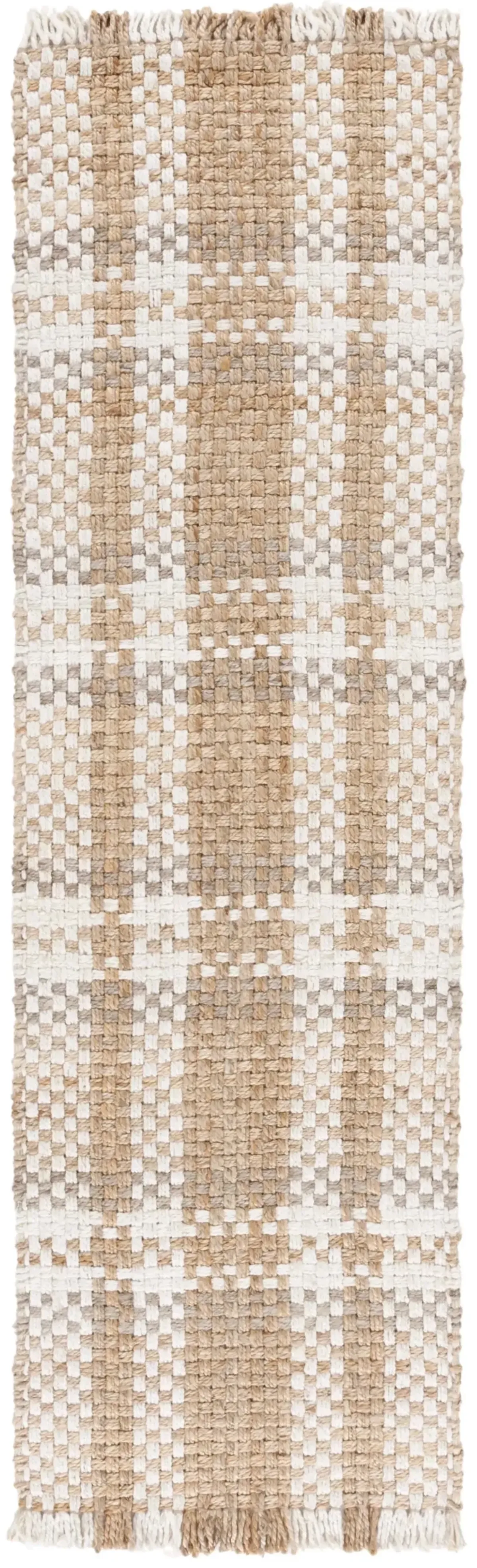 NATURAL FIBER 841 NATURAL  2'-3' x 8' Runner Rug