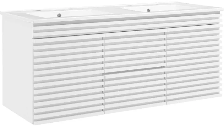 Render 48" Wall-Mount Bathroom Vanity