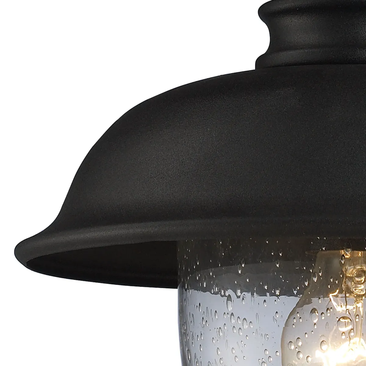 Streetside Cafe 15" High 1-Light Outdoor Sconce - Matte Black