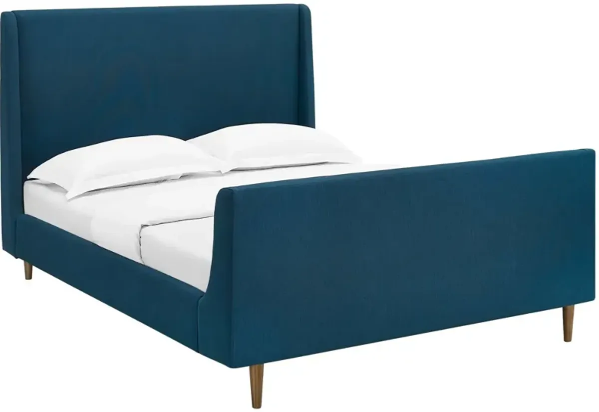 Aubree Sleigh Platform Bed