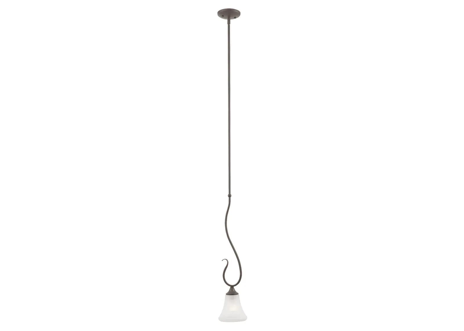 Elipse 6" Wide 1-Light Mini Pendant - Painted Bronze