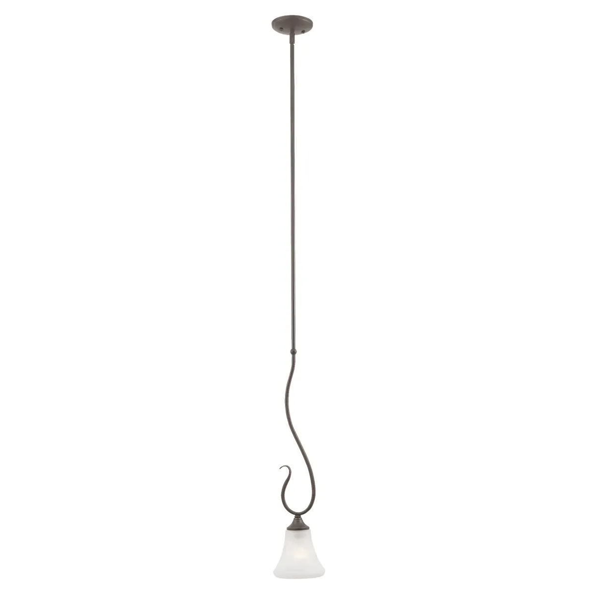 Elipse 6" Wide 1-Light Mini Pendant - Painted Bronze