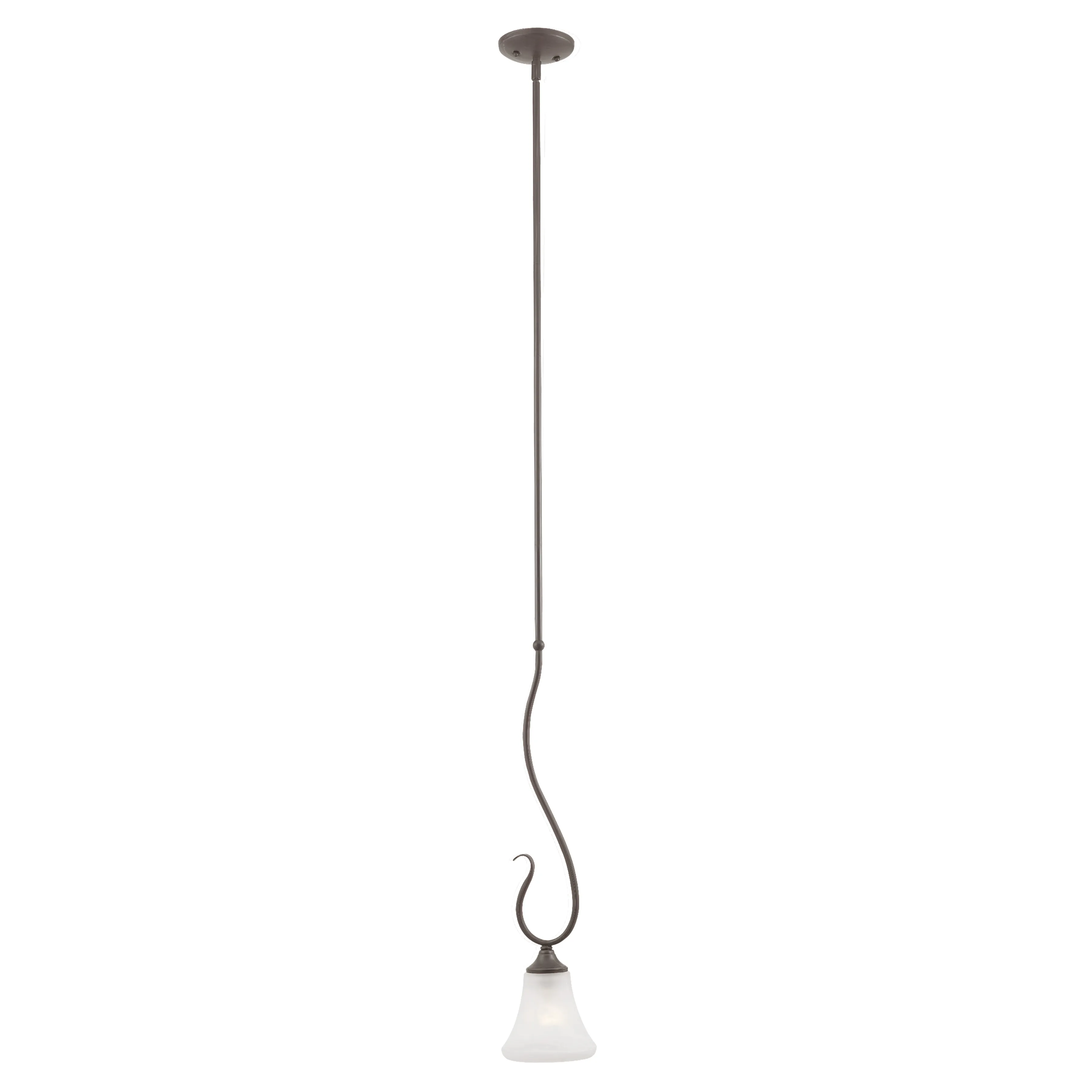 Elipse 6" Wide 1-Light Mini Pendant - Painted Bronze