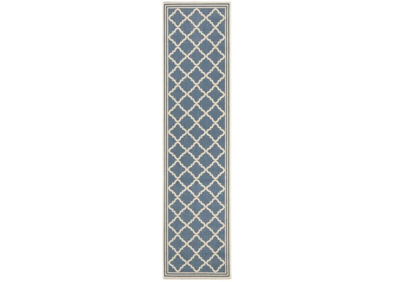 Safavieh BEACH HOUSE Collection BHS121M-210 Blue / Creme 2'-2" X 10'