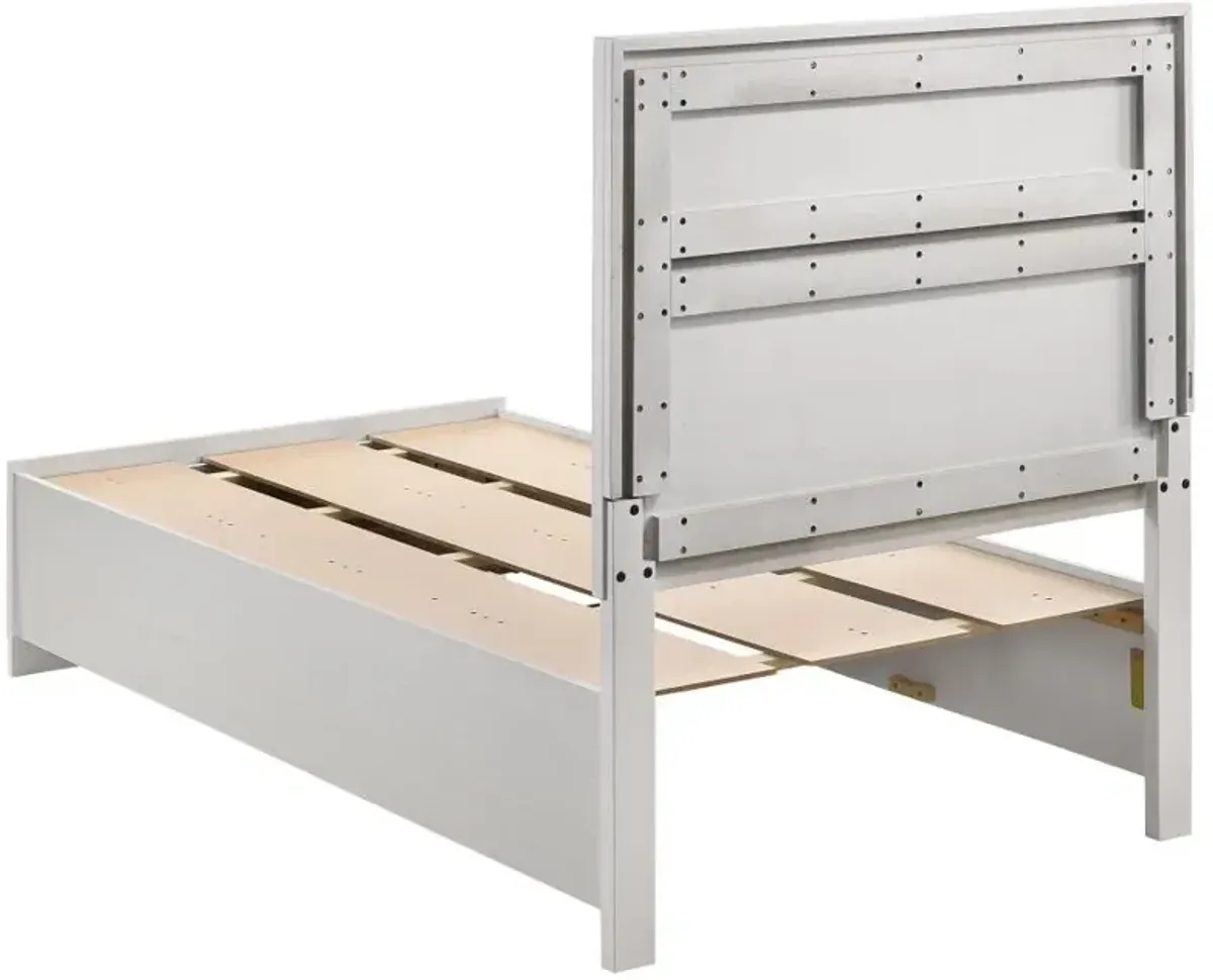 Miranda Twin Storage Bed White