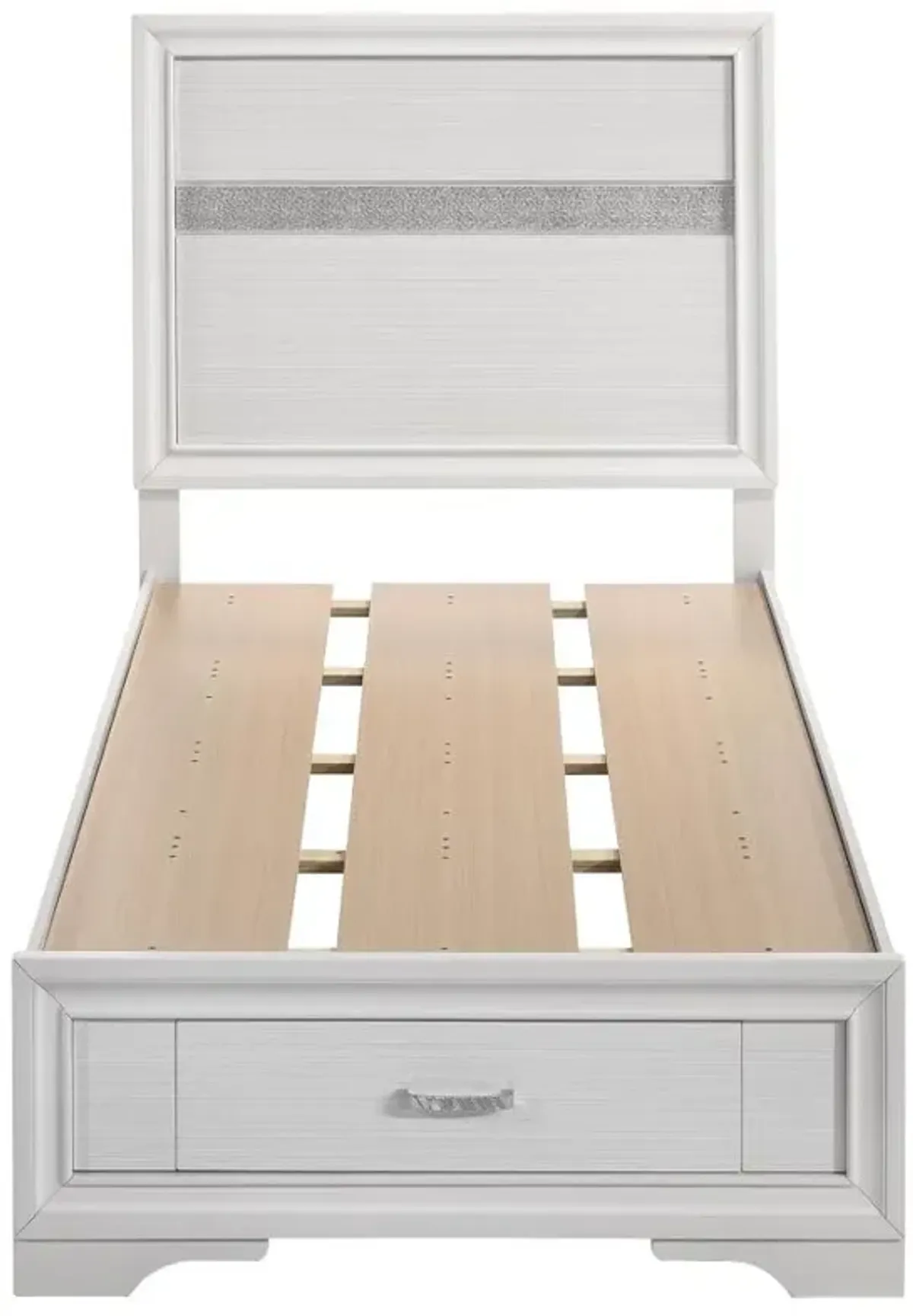 Miranda Twin Storage Bed White