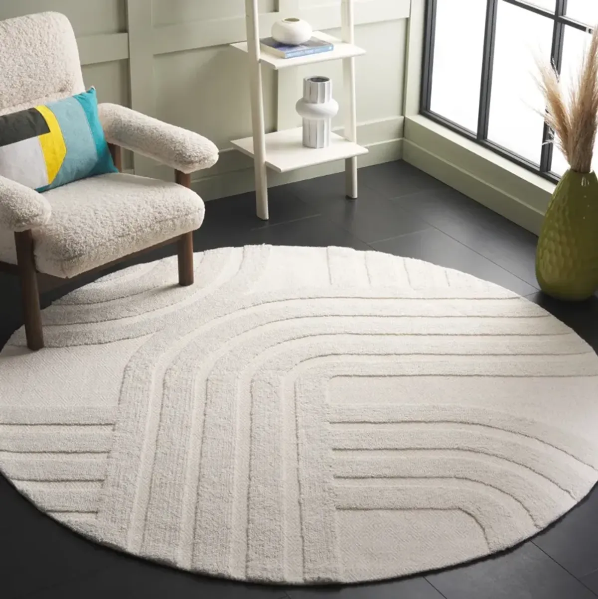 SOUTHAMPTON 309 IVORY 6' x 6' Round Round Rug