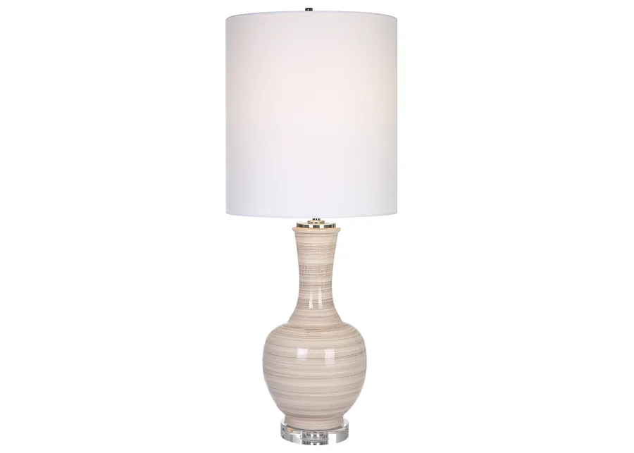 Chalice Striped Table Lamp