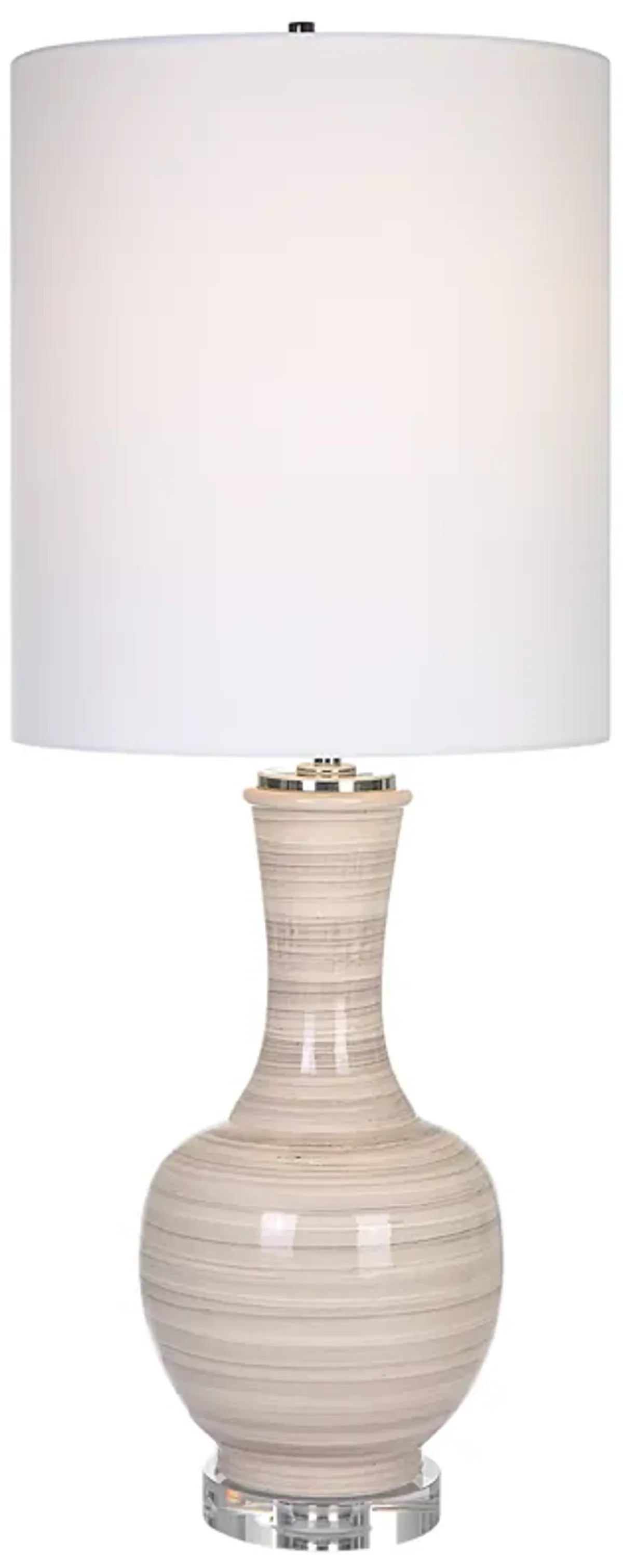 Chalice Striped Table Lamp