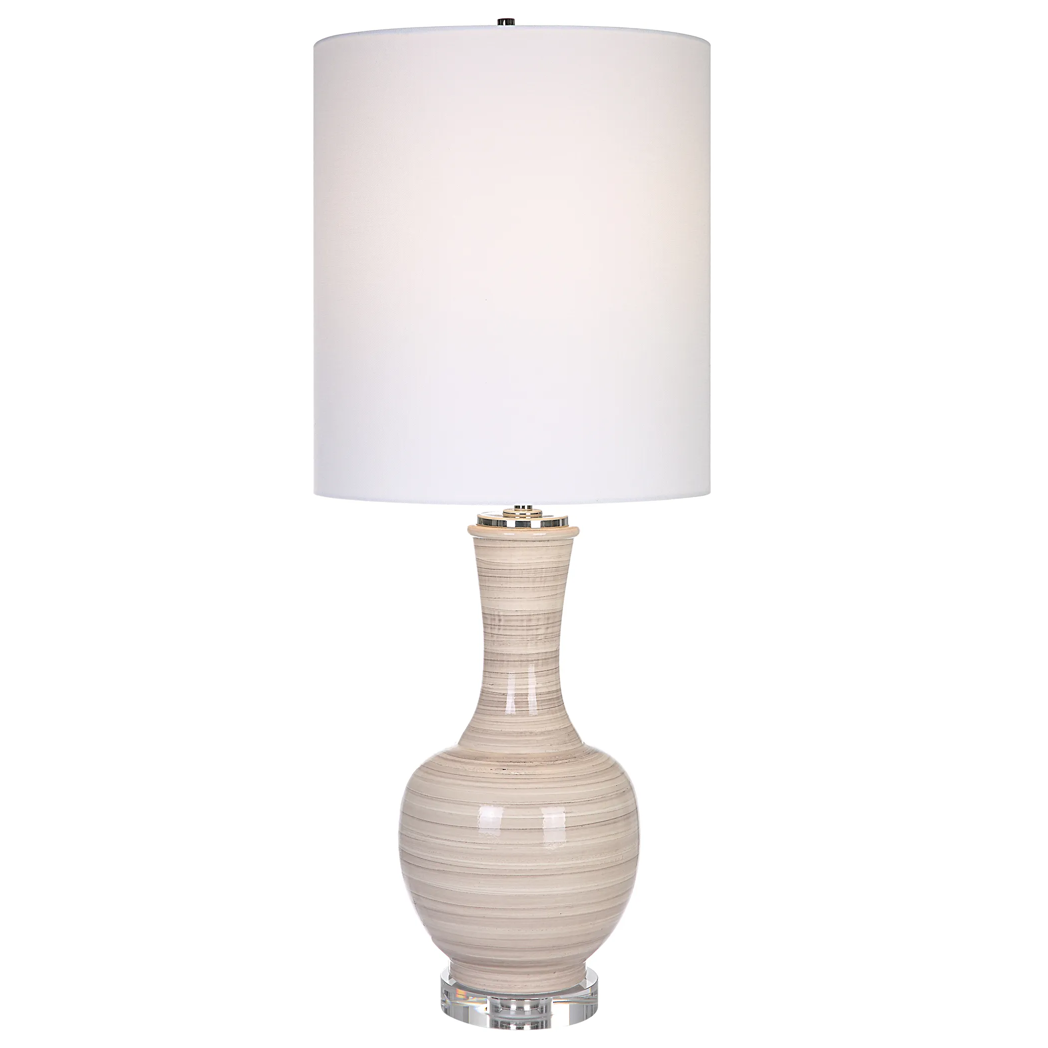 Chalice Striped Table Lamp