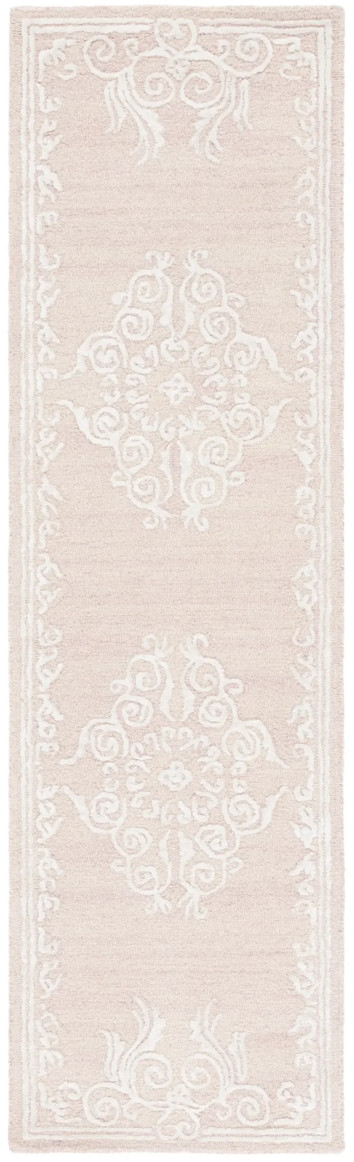 GLAMOUR 604 LIGHT BROWN  2'-3' x 8' Runner Rug