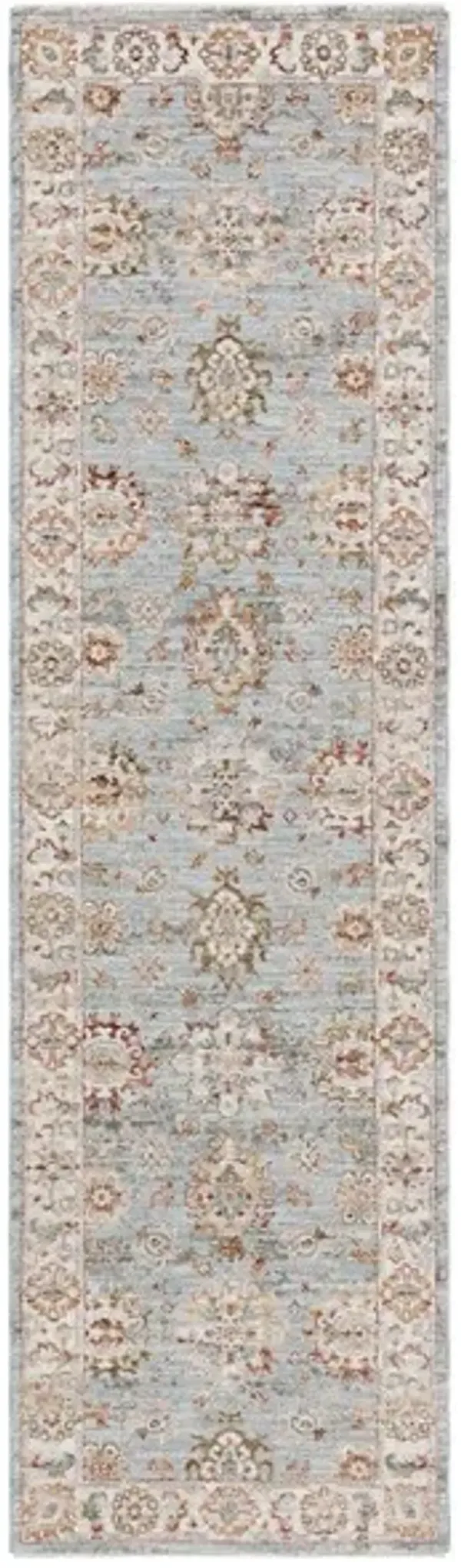 HAMILTON 112 Blue 2'-2' X 8' Runner Rug