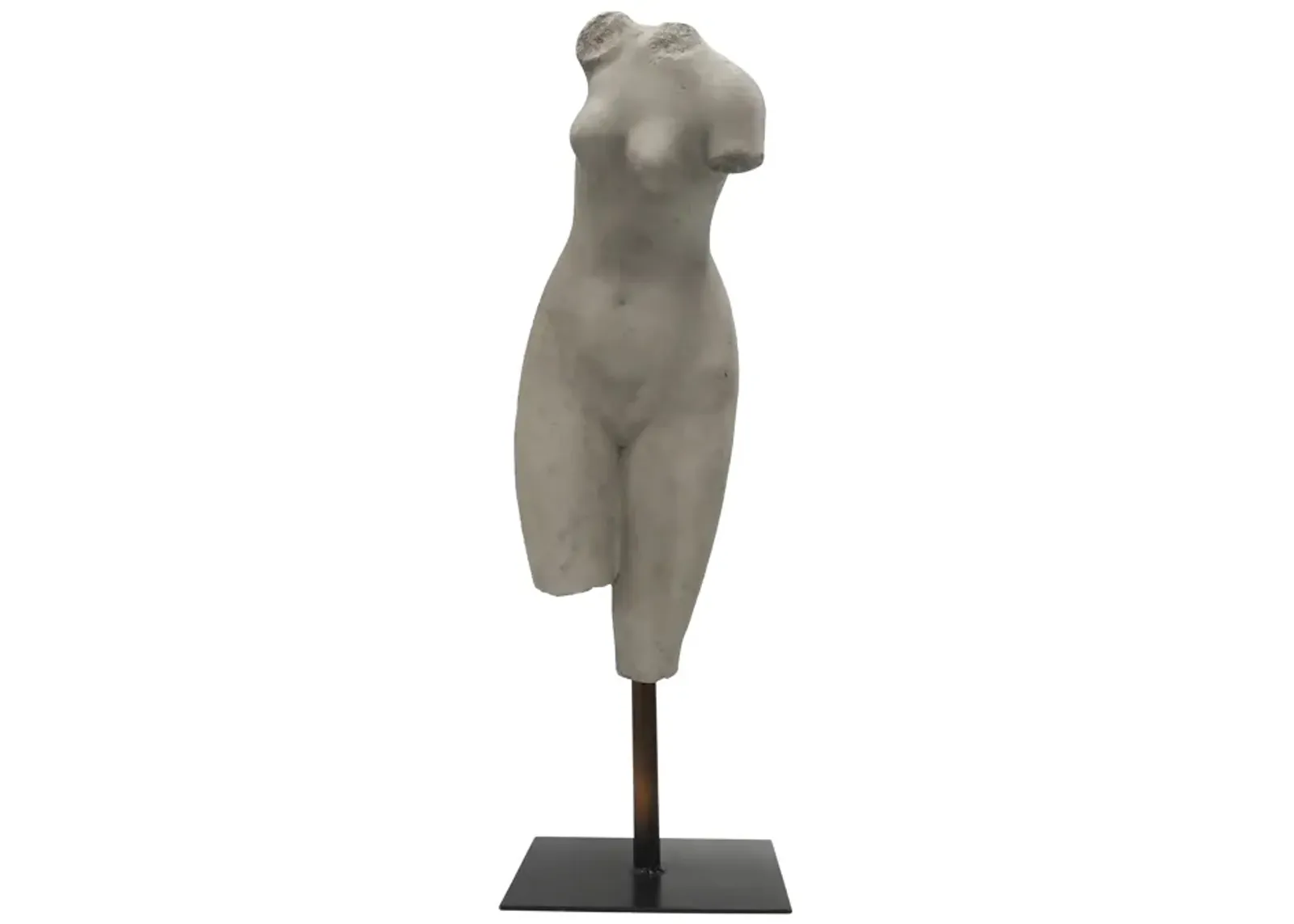 Resin, 26"h Torso, Gray