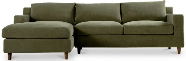 Hutton Left Sectional Olive